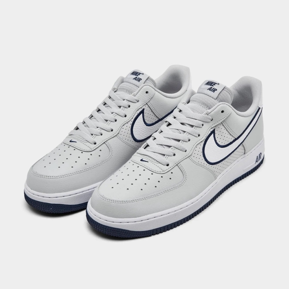 NIB Men Nike Air Force 1 '07 Shoes "Photon Dust" Black White FJ4211-002 - Picture 1 of 8